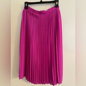 J Crew accordion midi skirt